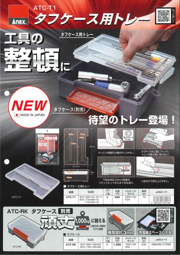 タフケース用トレー(ATC-T1)